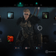 Eivor stands between inventory nodes in a menu for Assassin's Creed Valhalla.